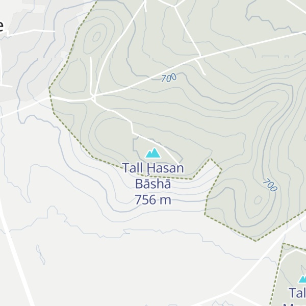 Map of Tall Ḩasan Bāshā