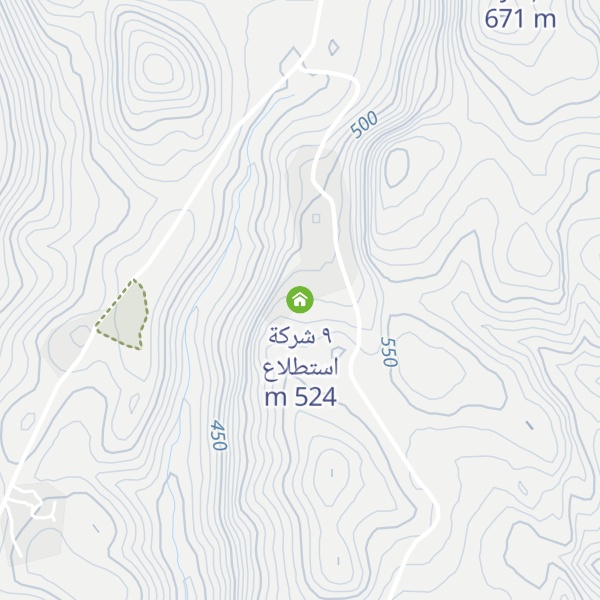 Map of ٩ شركة استطلاع