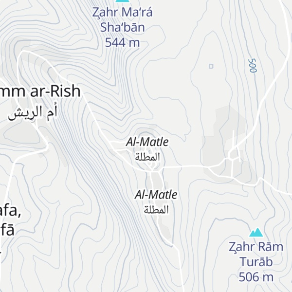 Map of Jabal al Wasţānī