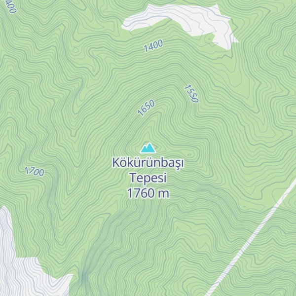Map of Kökürünbaşı Tepesi