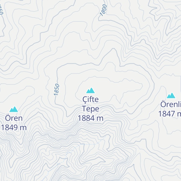 Map of Çifte Tepe