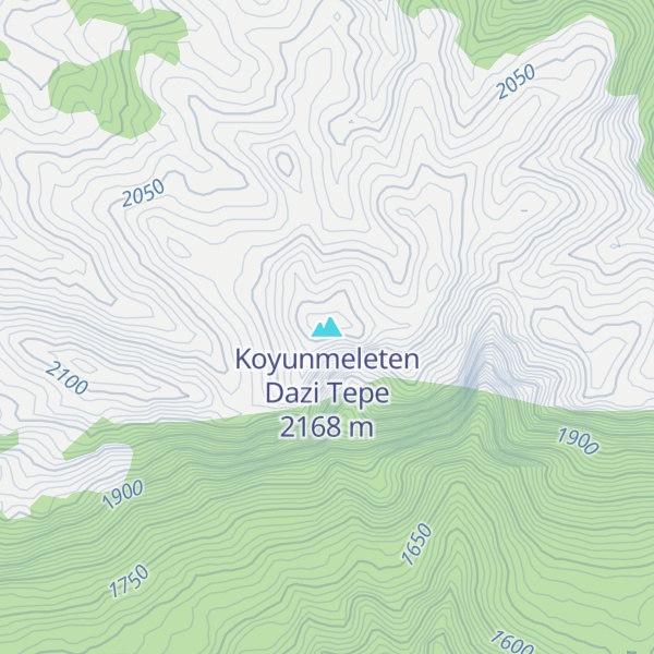 Map of Koyunmeleten Dazi Tepe