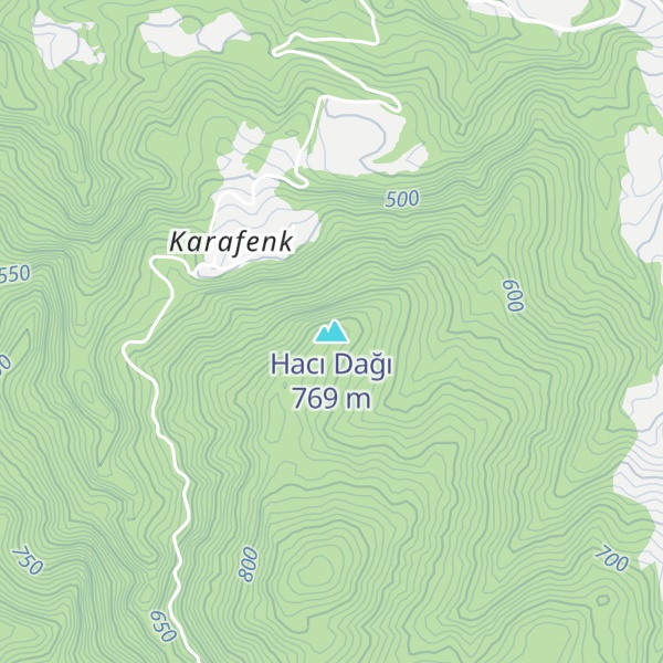 Map of Hacı Dağı