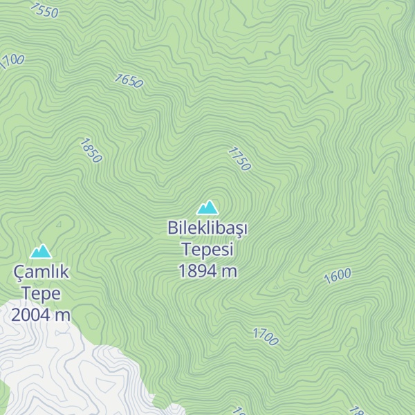 Map of Bileklibaşı Tepesi