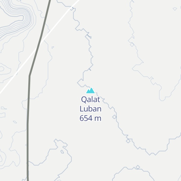 Map of Qalat Luban