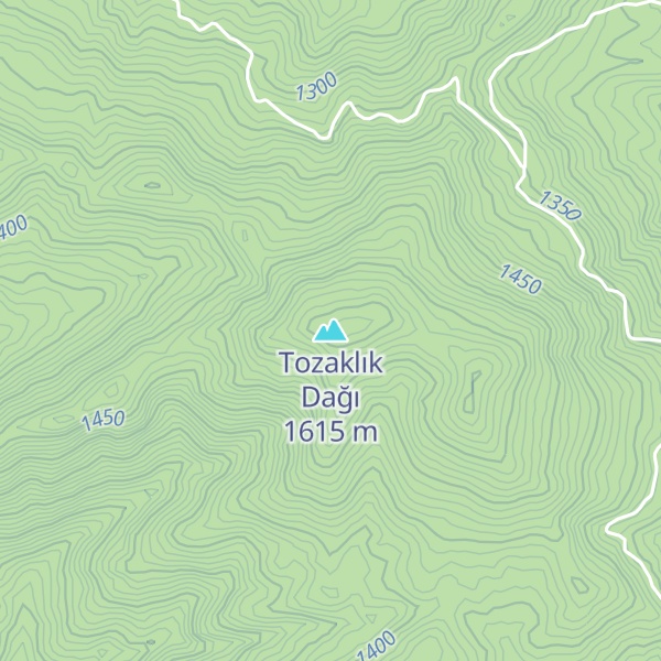 Map of Tozaklık Dağı