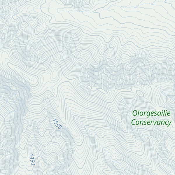 Map of Mount Olorgesailie
