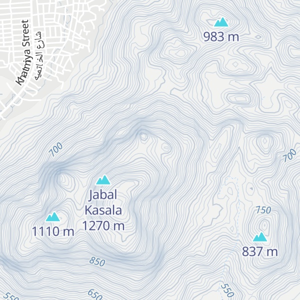 Map of Totiel Rocks/Mountains