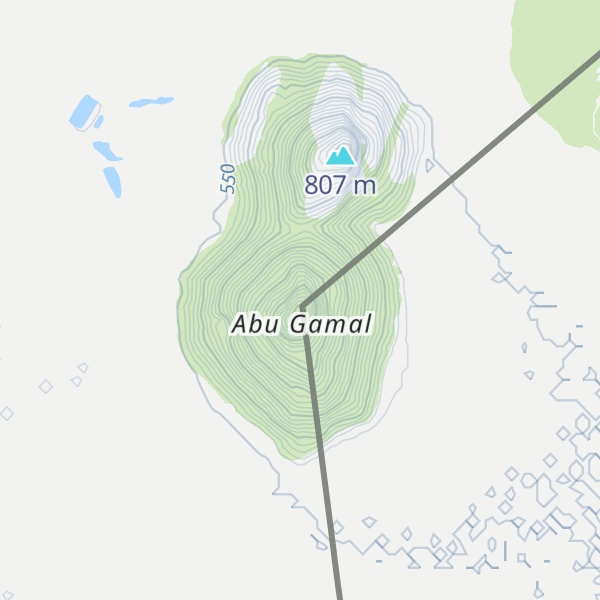 Map of Jabal Abu Jamal