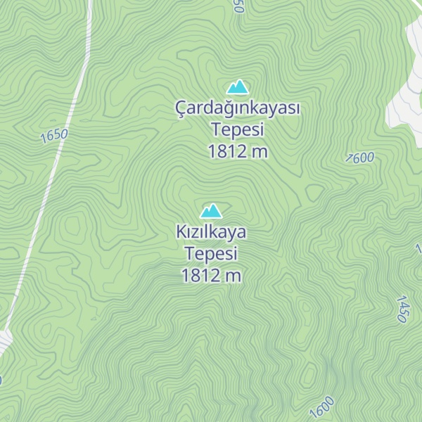 Map of Kızılkaya Tepesi
