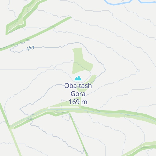 Map of Oba-tash Gora