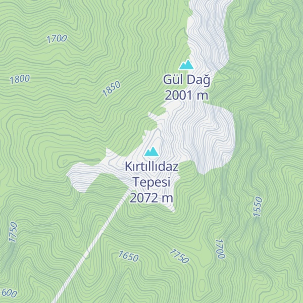 Map of Kırtıllıdaz Tepesi