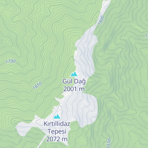 Map of Gül Dağ
