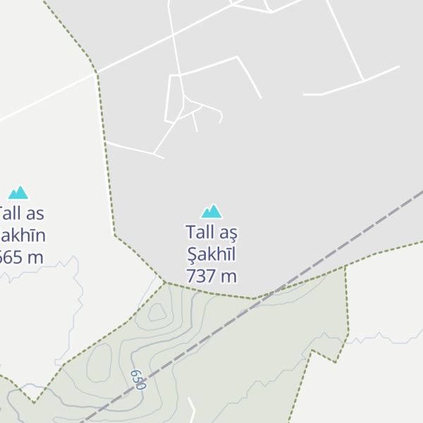 Map of Tall aş Şakhīl