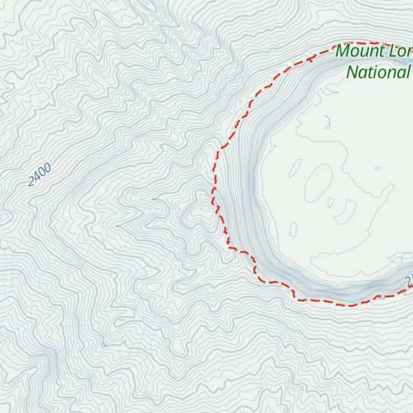 Map of Mount Longonot