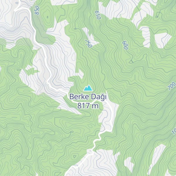 Map of Berke Dağı