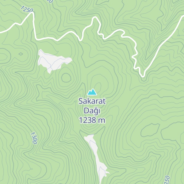 Map of Sakarat Dağı