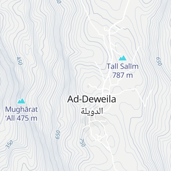 Map of Tallat Wa‘rat ar Rīm