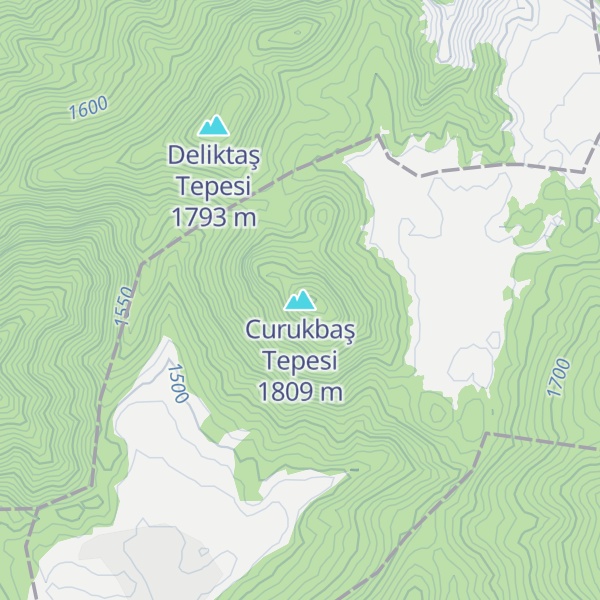 Map of Curukbaş Tepesi