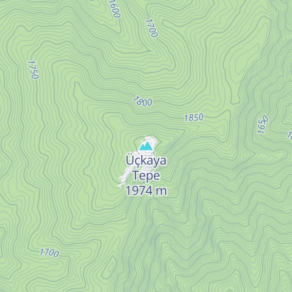 Map of Üçkaya Tepe