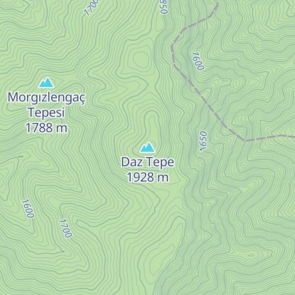 Map of Daz Tepe