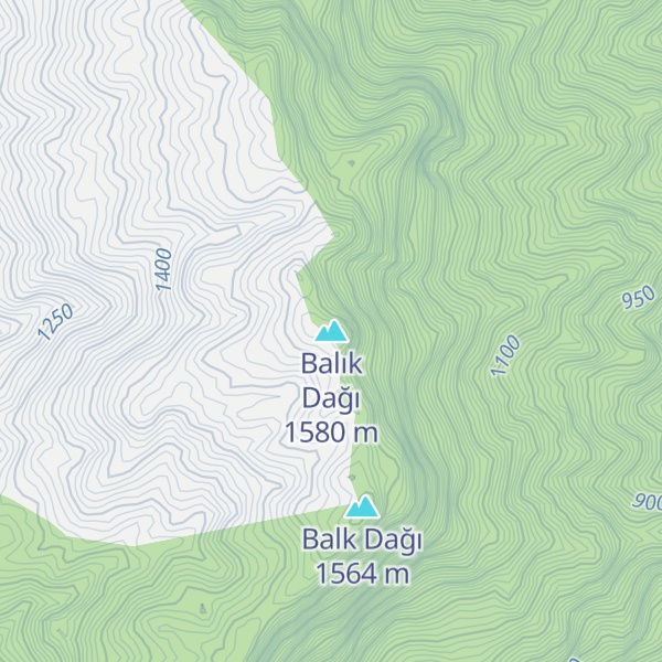 Map of Balık Dağı