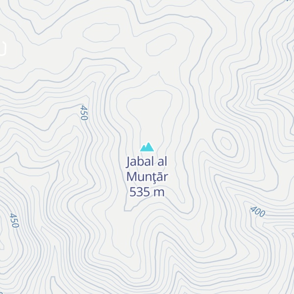 Map of Jabal al Munţār