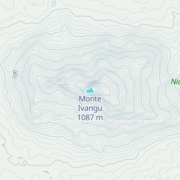 Map of Monte Ivangu