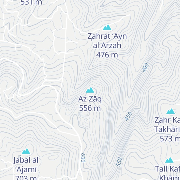 Map of Az Zāq
