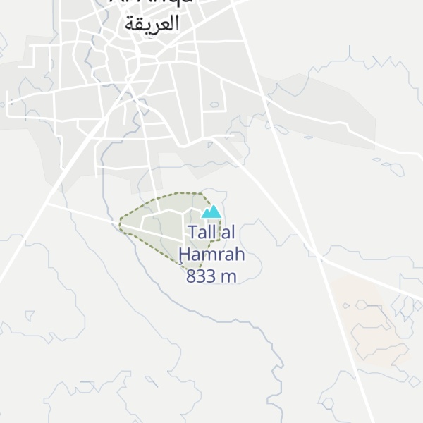 Map of Tall al Ḩamrah
