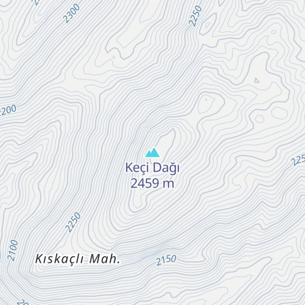 Map of Keçi Dağı