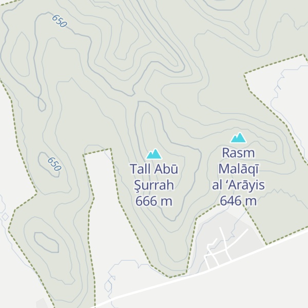 Map of Tall Abū Şurrah