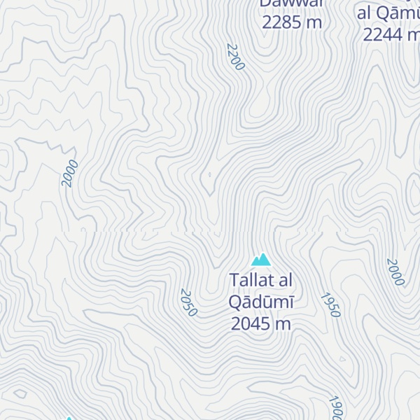 Map of Anti-Lebanon