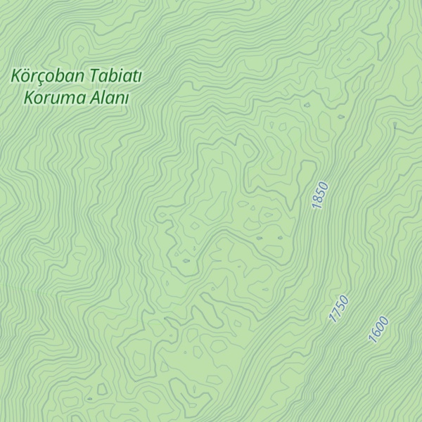 Map of Çınarpınar Dağı