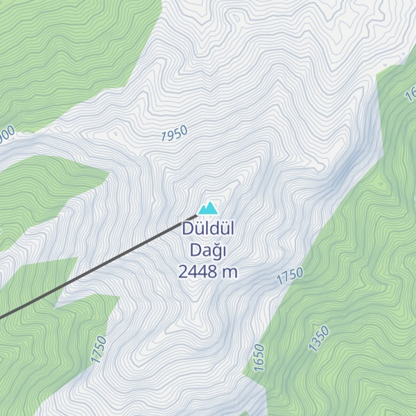 Map of Düldül Dağı