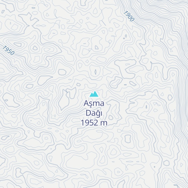 Map of Aşma Dağı
