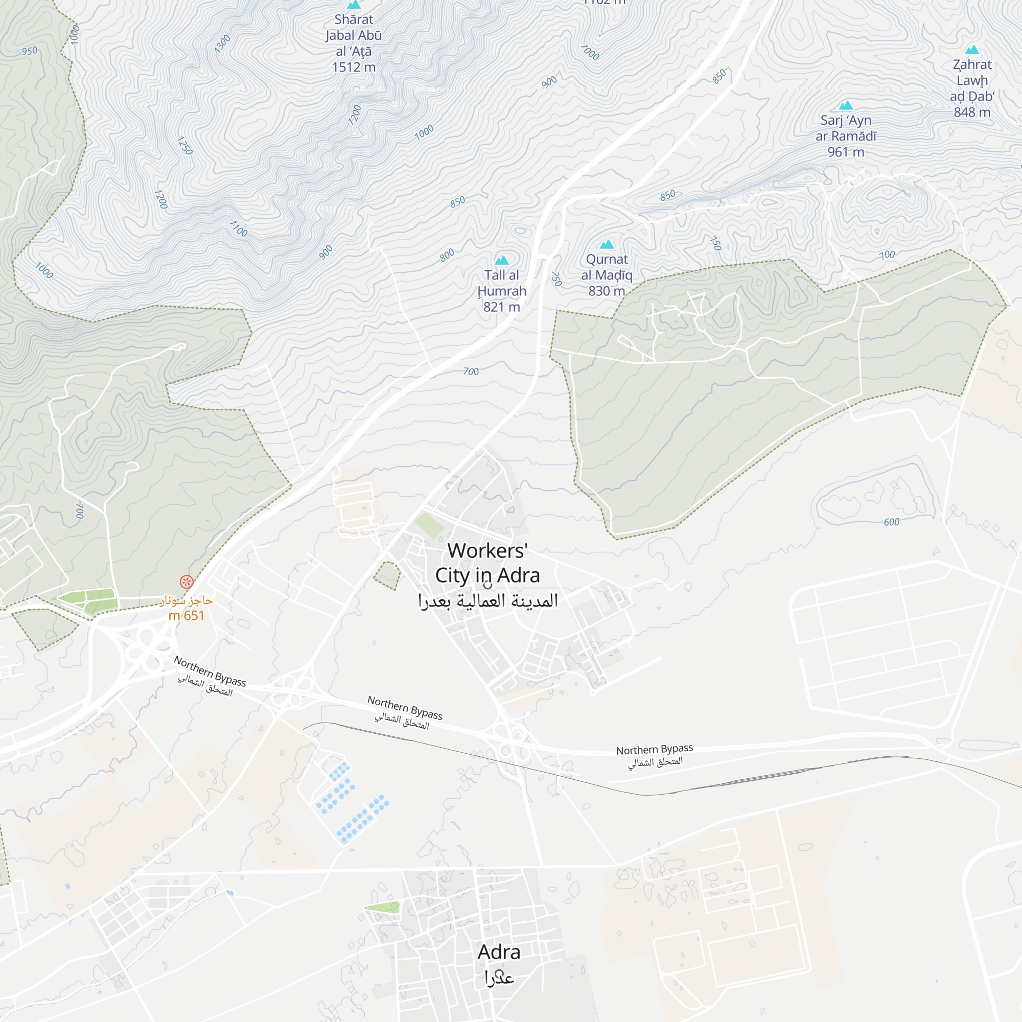 معن منصور map