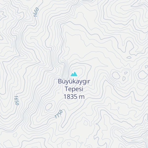 Map of Büyükaygır Tepesi