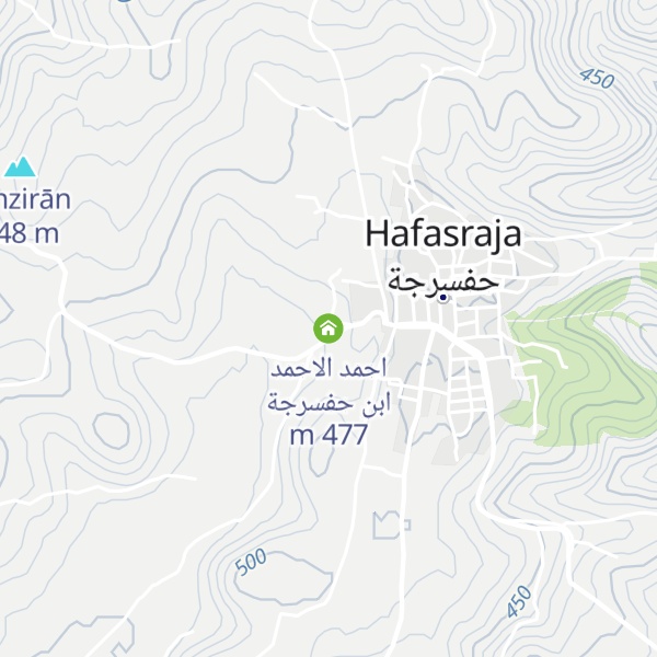 Map of احمد الاحمد ابن حفسرجة
