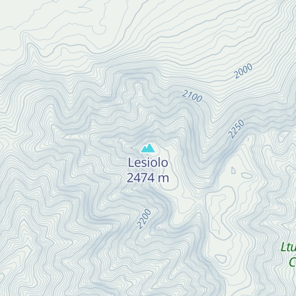 Map of Lesiolo