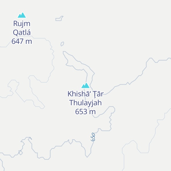 Map of Khishā‘ Ţār Thulayjah