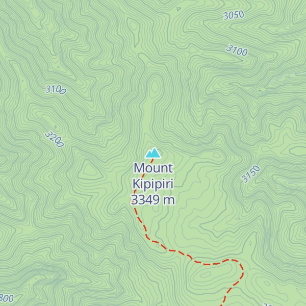 Map of Mount Kipipiri