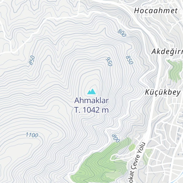 Map of Ahmaklar T.