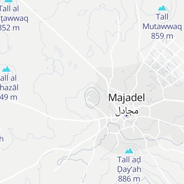 Map of Tall ad Dāhūkīyah