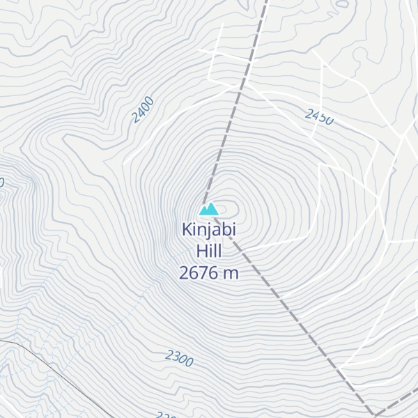 Map of Kinjabi Hill