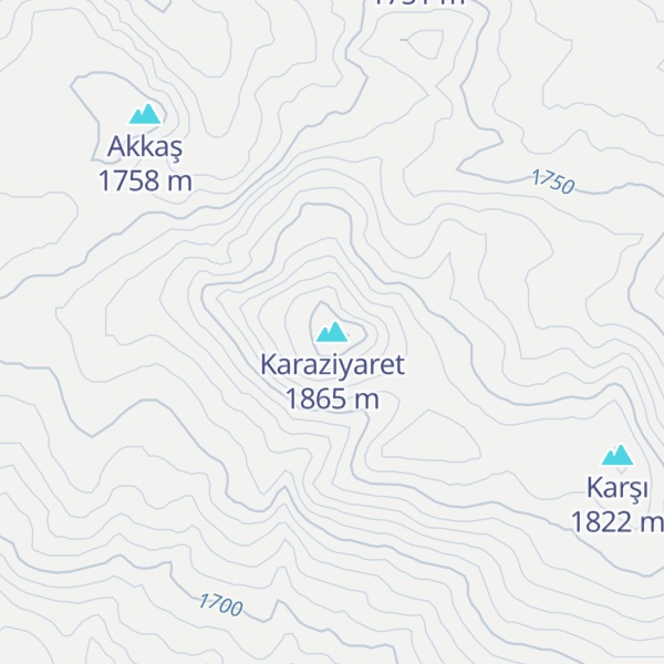 Map of Karaziyaret