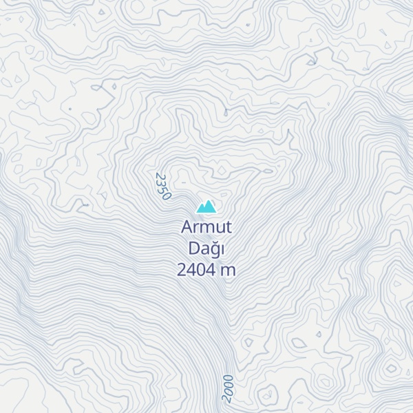 Map of Armut Dağı