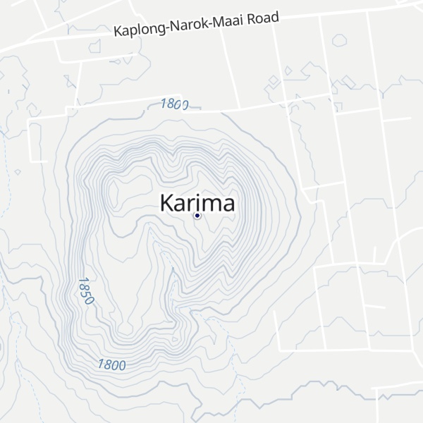 Map of Mount Margaret