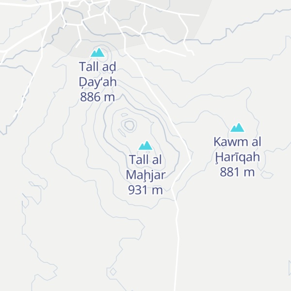 Map of Tall al Maḩjar