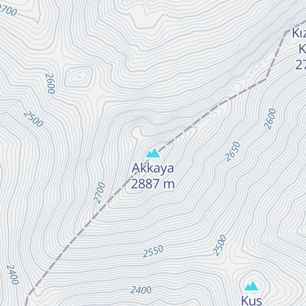 Map of Akkaya